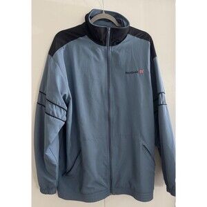 Reebok Men's Blue and Navy Jacket